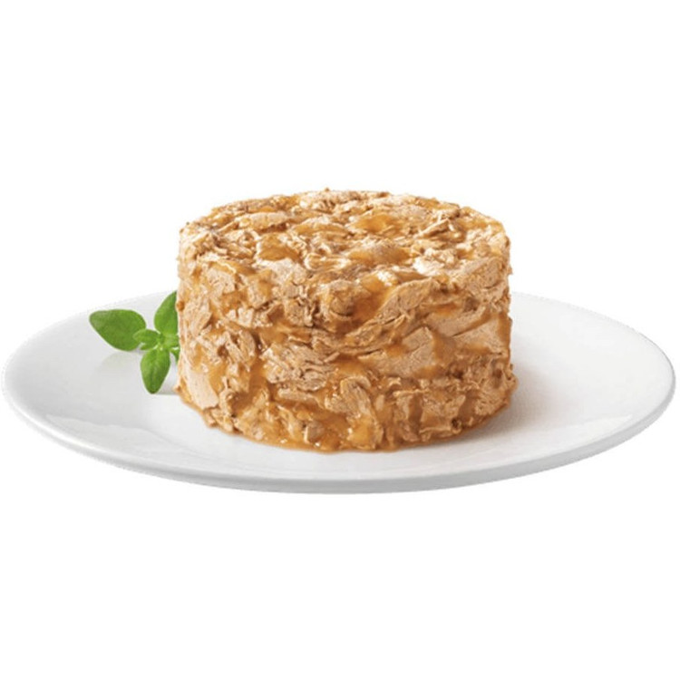 کنسرو گربه گورمت گلد طعم مرغ 85 گرم