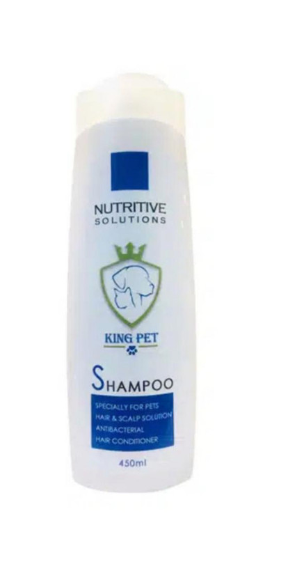 شامپو نرمکننده مو سگ و گربه 450 میلیلیتری کینگ پت (King-Pet)